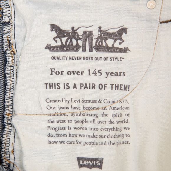 Levi's 511 Blue Jean Shorts - Picture 3 of 8